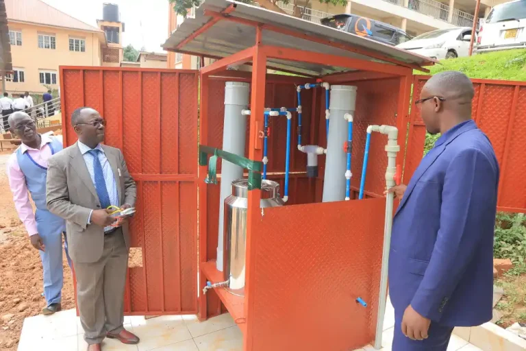 URSB, WIPO Launch Innovative Water Harvesting Technology at Mengo Senior School
