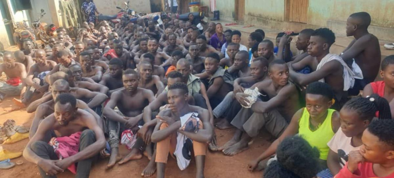 Police in Kakumiro Arrest 115 Suspected Criminals in Joint Security Operation