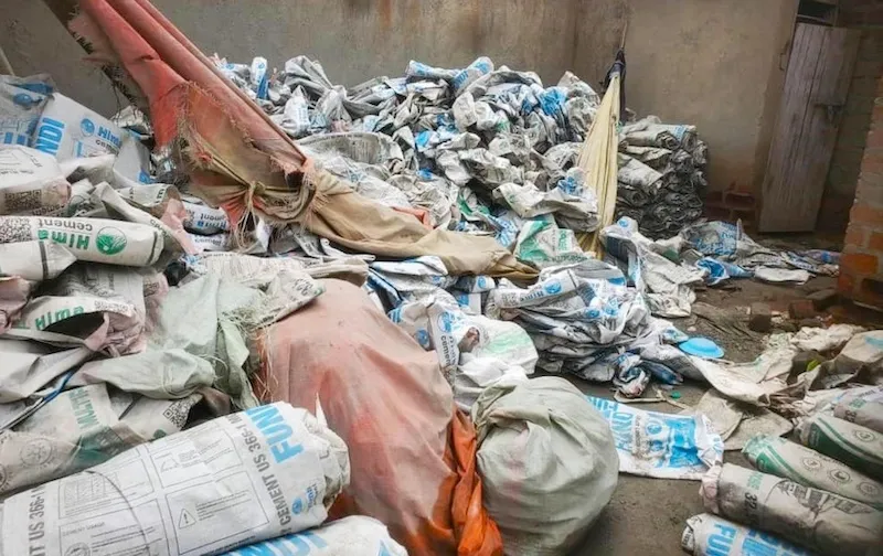 Two Arrested Caught Selling Counterfeit Cement in Luwero Two Arrested Caught Selling Counterfeit Cement in Luwero