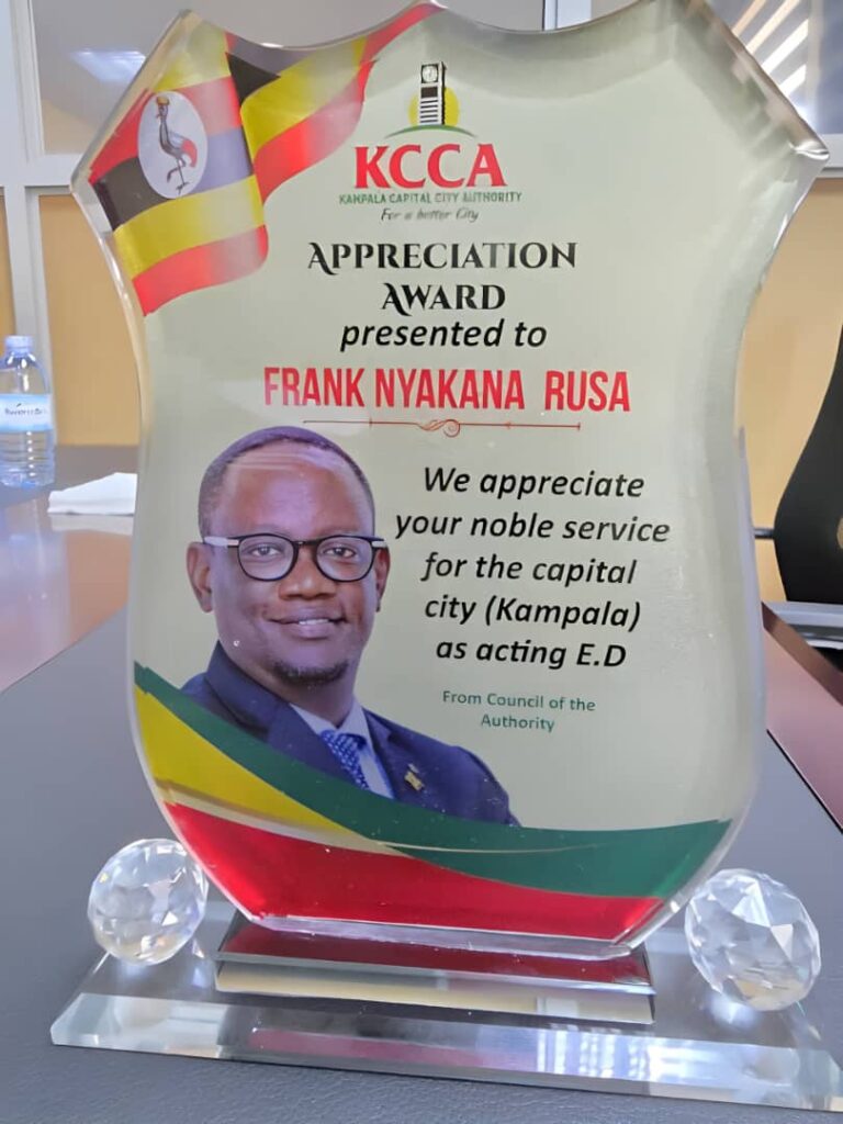 KCCA Pays Tribute to Frank Nyakana Rusa for His Dedicated Service as Acting Executive Director